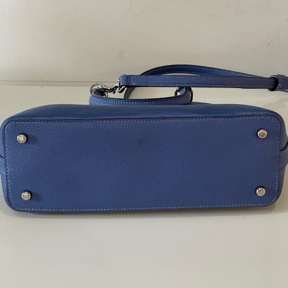 Coach  Mini Sierra Satchel cotton flower, blue in excellent used condition - Picture 7 of 13